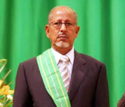 الرئيس الموريتاني السابق سيدي محمد ولد الشيخ عبد الله
