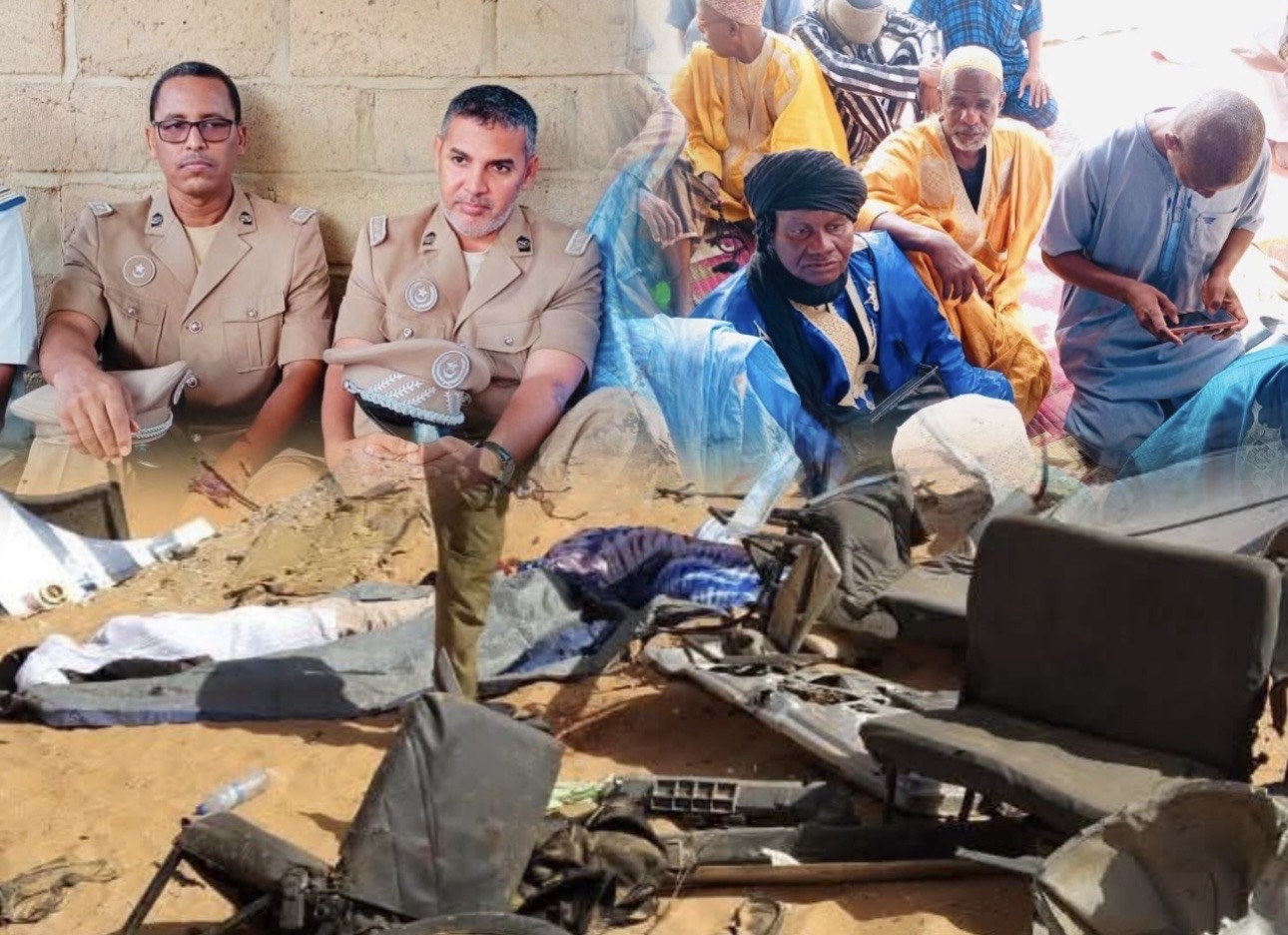 غزواني يعزي أسر ضحايا لبراكنة الستة الذين قضوا في حادث الغشوات